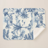 Couverture Sherpa Toile Tropicale De Jouy (Devant (Horizontal))