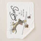 Couverture Sherpa Tom & Jerry "Il est temps de surfer" (Devant)