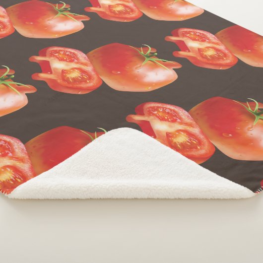 Couverture Sherpa Tomate fraîche (3/4)