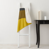 Couverture Sherpa Tonnerre de moutarde de bronze moderne du milieu d (En situation)