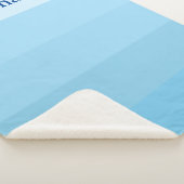 COUVERTURE SHERPA TONS BLEUS SHERPA BLANKET (3/4)