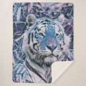 Couverture Sherpa Toony Tiger bleu (Devant)