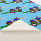 Couverture Sherpa Tortue volante (3/4)