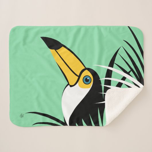 Couverture Sherpa Toucan Toco (Devant (Horizontal))