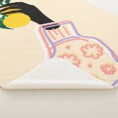 Couverture Sherpa Touche Citrus (3/4)