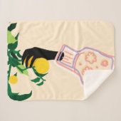 Couverture Sherpa Touche Citrus (Devant (Horizontal))