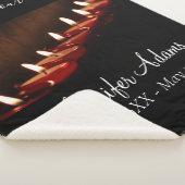 Couverture Sherpa Toujours Dans Nos Coeurs Prière Bougies Photo (3/4)