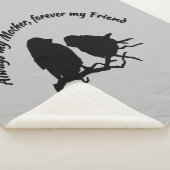 Couverture Sherpa Toujours ma mère pour toujours mon ami Deux oiseau (3/4)