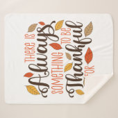 Couverture Sherpa Toujours Quelque Chose À Remercier Pour (Devant (Horizontal))