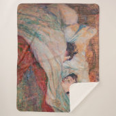 Couverture Sherpa Toulouse-Lautrec - Le Lit (Devant)