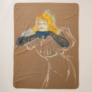 Couverture Sherpa Toulouse-Lautrec - Yvette Guilbert chantant