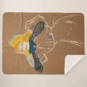 Couverture Sherpa Toulouse-Lautrec - Yvette Guilbert Singing (Devant (Horizontal))