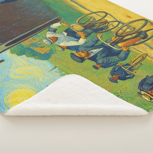 Couverture Sherpa Tour de France Première Course 1903 van Gogh Redux (3/4)