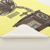 Couverture Sherpa Tourne-disque dessin animé (3/4)