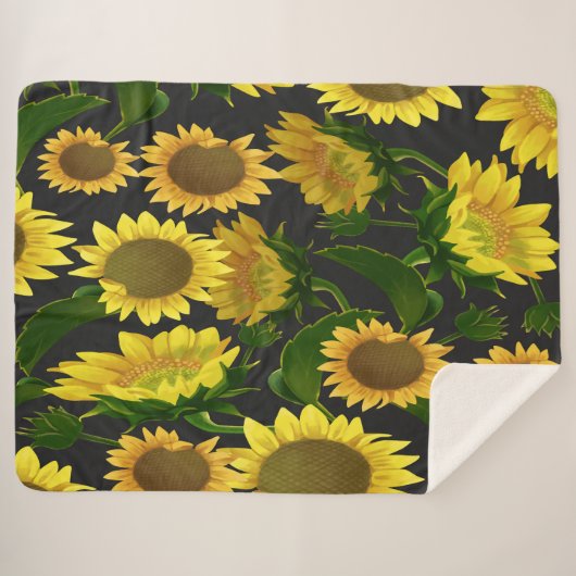 Couverture Sherpa Tournesol (Devant (Horizontal))