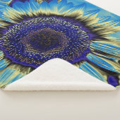 Couverture Sherpa Tournesol bleu (3/4)