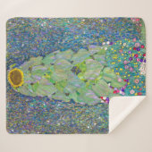 Couverture Sherpa Tournesol | Gustav Klimt | (Devant (Horizontal))