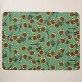 Couverture Sherpa Tournesols (Devant (Horizontal))