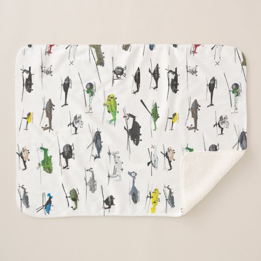 Couverture Sherpa Tous les hélicoptères (Devant (Horizontal))