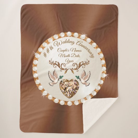 Couverture Sherpa Tout au long de l'année, cadeaux personnalisés pou (Devant)