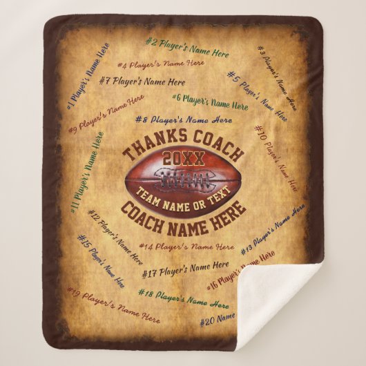 Couverture Sherpa Tout le joueur, équipe, entraîneur APPELLE la (Devant)