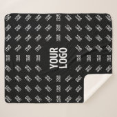 Couverture Sherpa Toute conception ou logo d'image téléchargé | Pièc (Devant (Horizontal))