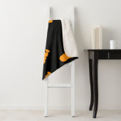 Couverture Sherpa Traces Bigfoot Au Coucher Du Soleil (En situation)