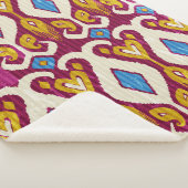 Couverture Sherpa Traditional ikat fabric seamless pattern (3/4)