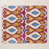 Couverture Sherpa Traditional ikat fabric seamless pattern (Devant (Horizontal))