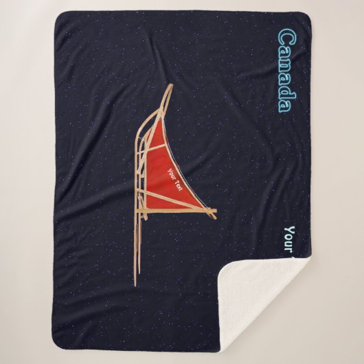 Couverture Sherpa traîneau à chiens - Canada (Devant)