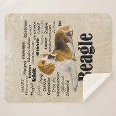 Couverture Sherpa Traits beagles (Devant (Horizontal))