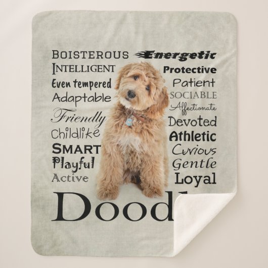 Couverture Sherpa Traits de chiens (Devant)