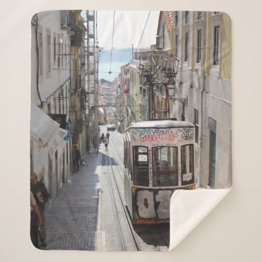 COUVERTURE SHERPA TRAMWAY GRIS SUR LE CHEMIN DE FER LE LONG DU BÂTIM (Devant)