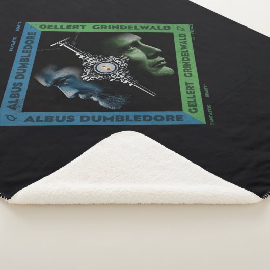 Couverture Sherpa Tranche sanguine Dumbledore & Grindlewald Graphiqu (3/4)