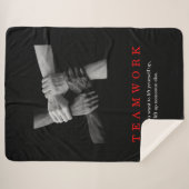 Couverture Sherpa Travail D'Équipe Motivation Inspiration Citation M (Devant (Horizontal))