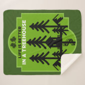 Couverture Sherpa Treehouse Living (Devant (Horizontal))