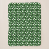 Couverture Sherpa Trèfle vert, jour de la Saint-Patrick (Devant)