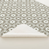 Couverture Sherpa Trellis en lin (3/4)