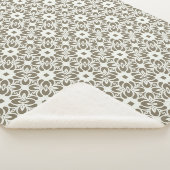 Couverture Sherpa Trellis en lin (3/4)