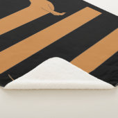 Couverture Sherpa Très long Dachshund drôle (3/4)