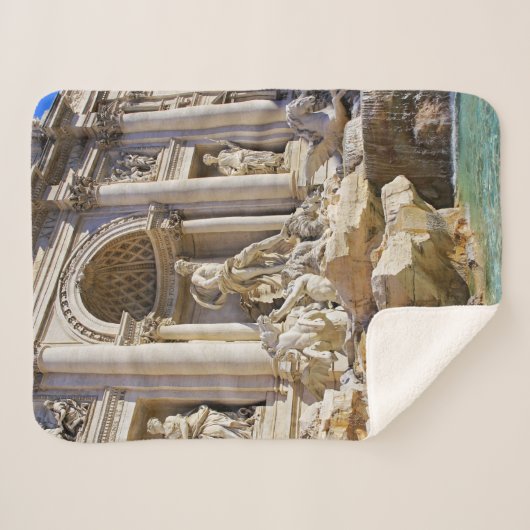 Couverture Sherpa Trevi fountain (Devant (Horizontal))