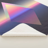 Couverture Sherpa Triangle brillant. Concept Ethereum. abs futuriste (3/4)