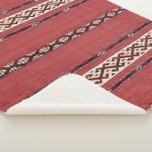 Couverture Sherpa Triangle Striangle Kilim II Rouge Noir Blanc  (3/4)