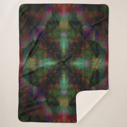 Couverture Sherpa Tribal (Devant)