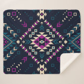 Couverture Sherpa Tribal ethnique sans frontières motif 6  (Devant (Horizontal))