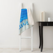 Couverture Sherpa Tribal Hawaiian Stingray (En situation)