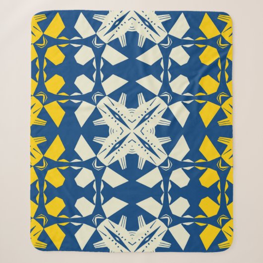 Couverture Sherpa Tribal like asian feel seamless pattern, abstract (Devant)