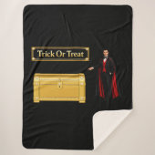 Couverture Sherpa Trick Or Treat Vampire Halloween (Devant)