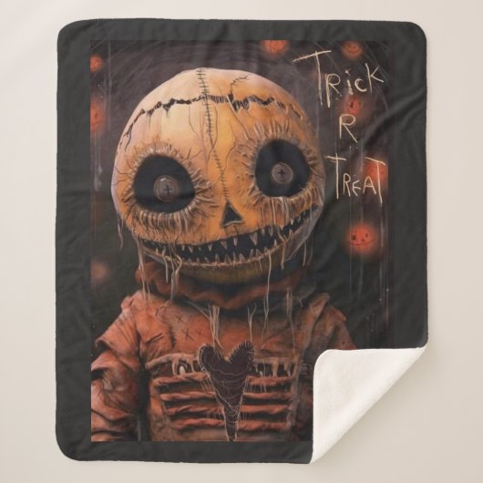Couverture Sherpa Trick r Treat Skeleton – Spooky Halloween Skeleton (Devant)