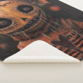 Couverture Sherpa Trick r Treat Skeleton – Spooky Halloween Skeleton (3/4)